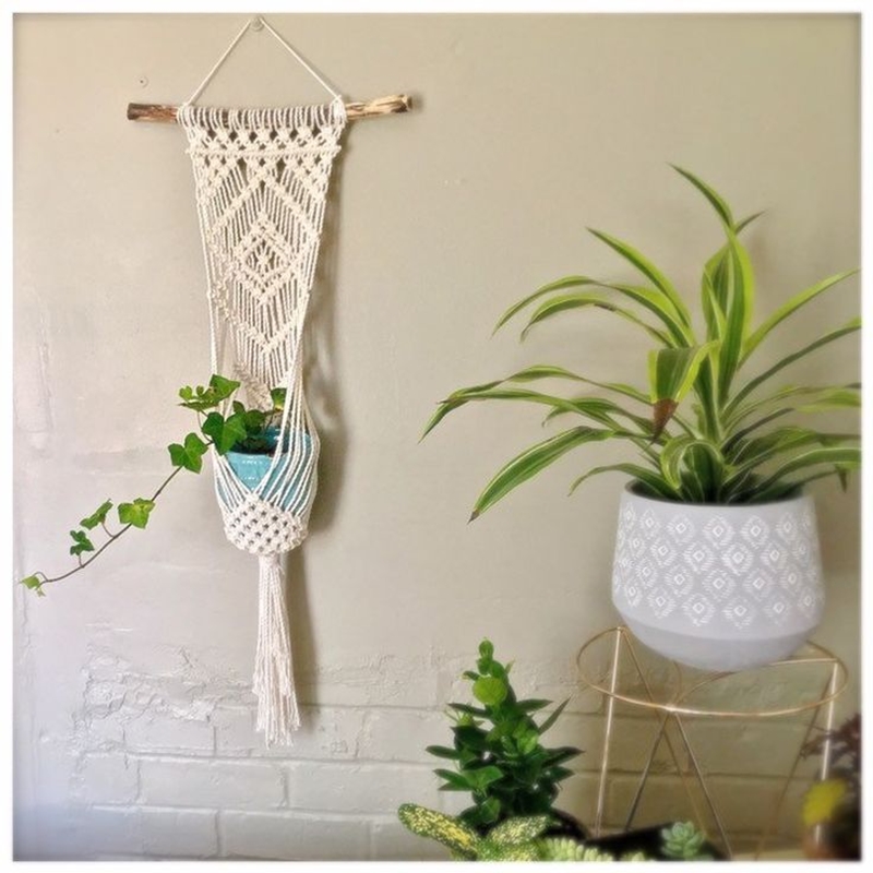 Picture of Urooz Macramé Wall Hanging Shelf 